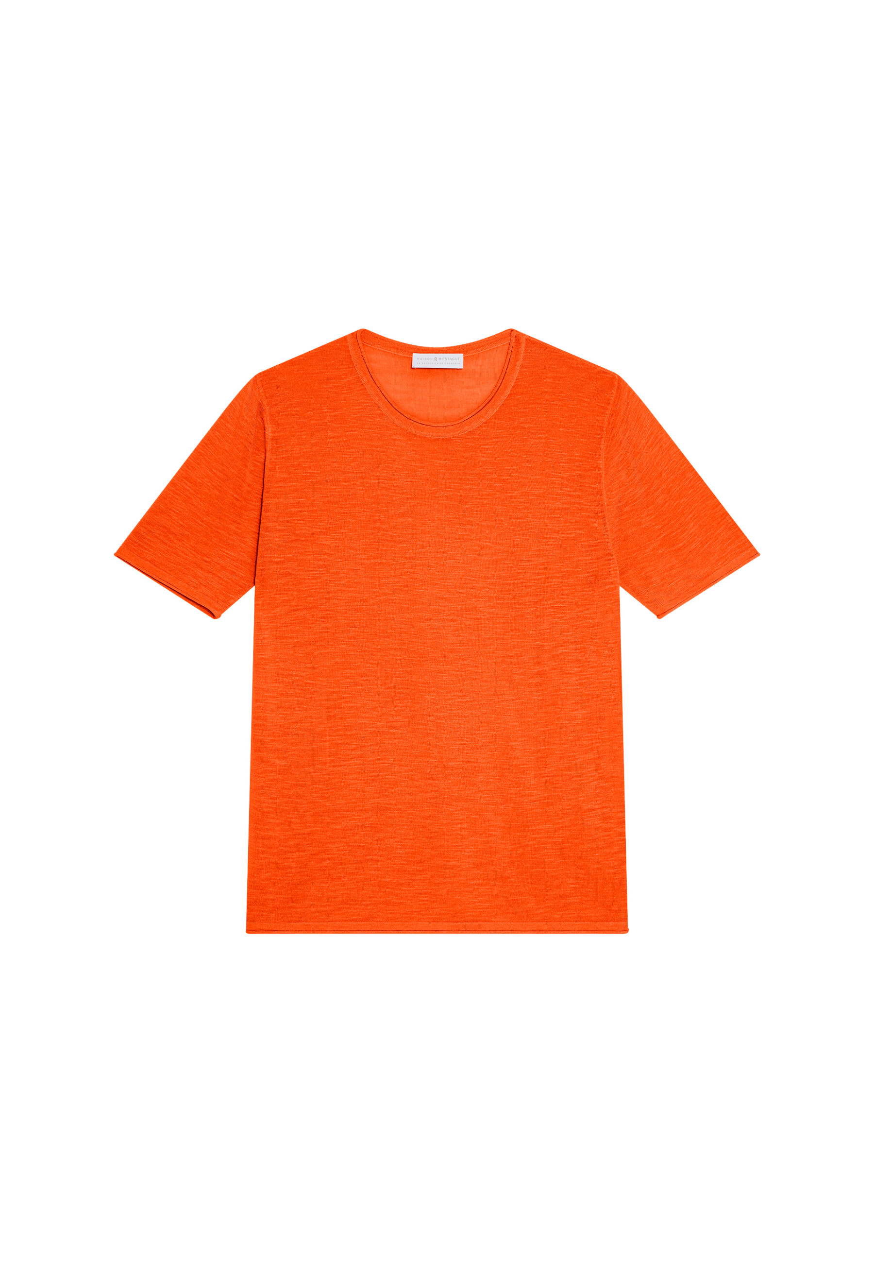 T-shirt col rond en lin flammé - Renaud