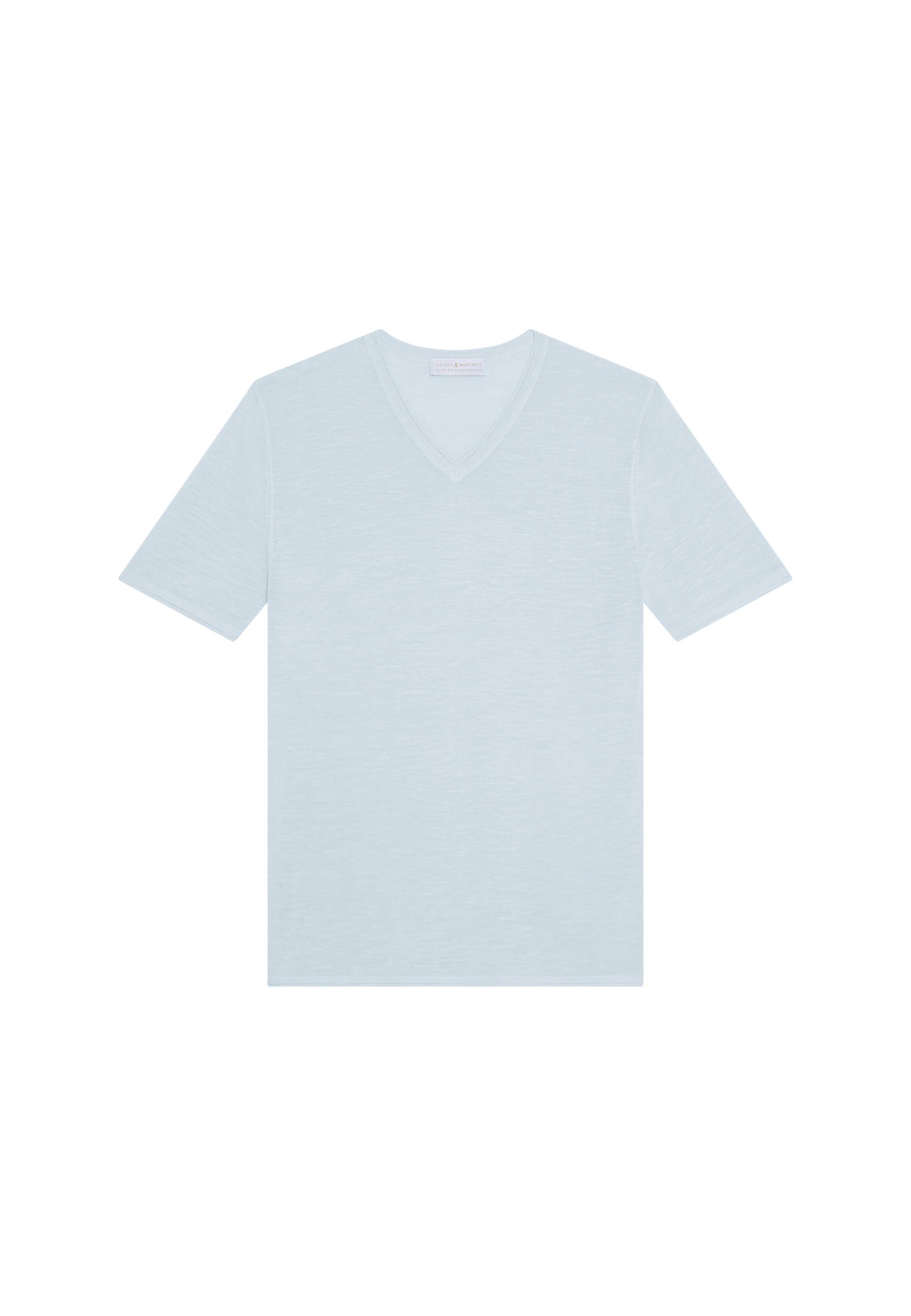 Slub linen V-neck T-shirt - Reuben