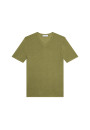 Slub linen V-neck T-shirt - Reuben
