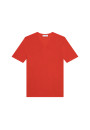 T-shirt col V en lin flammé - Reuben