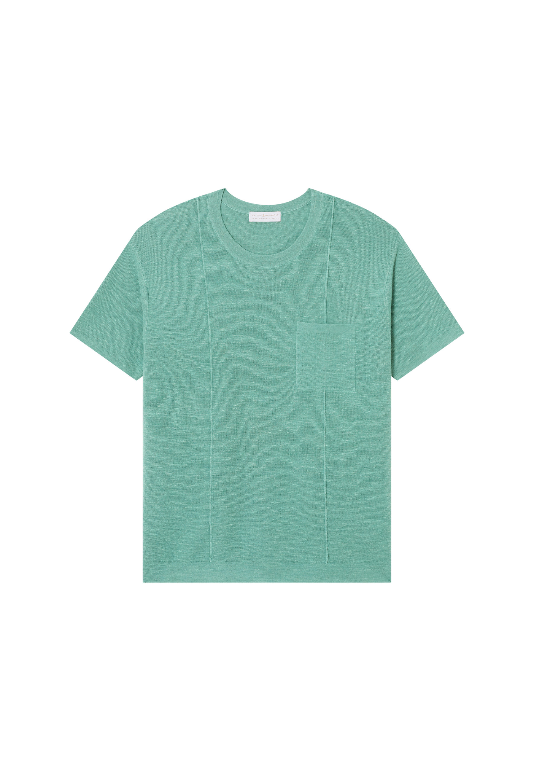 Flamed linen loose fitting t-shirt - Deon