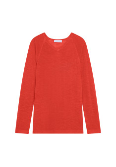 T-shirt en lin flammé manches raglan - Damon