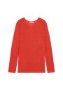 Slub linen t-shirt with raglan sleeves - Damon