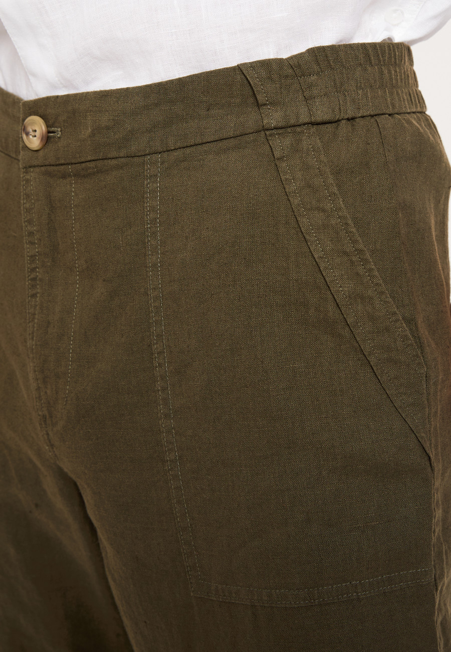 Linen pocket pants - Dimitri