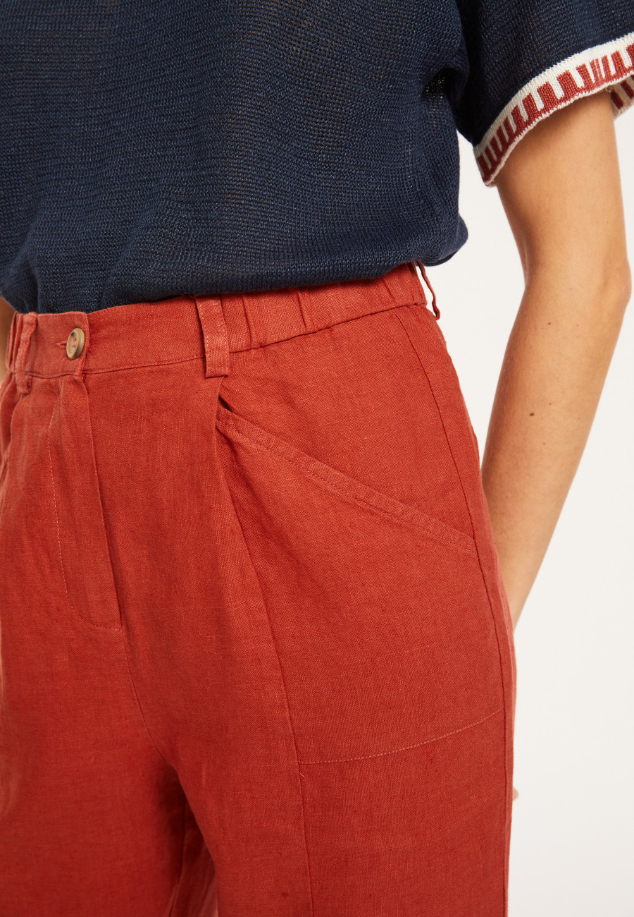 Pantalon à poches en lin - Victoire