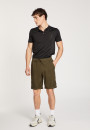Short à poches en lin - Diego 8051 cactus - 83 Kaki
