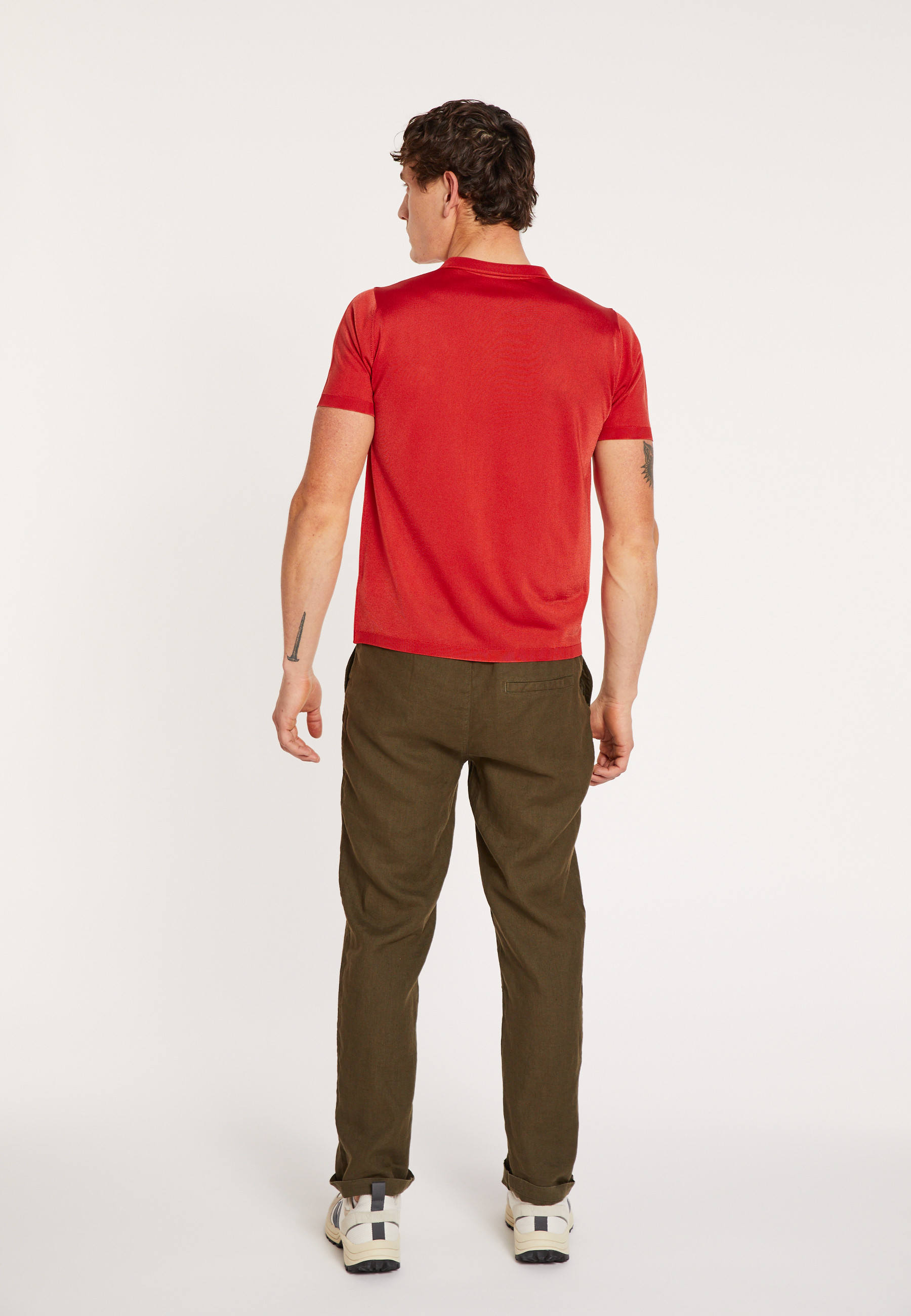 Polo manches courtes en Fil Lumière - Babar 8081 epice - 52 Rouge 