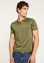 Polo manches courtes en Fil Lumière - Babar 8051 cactus - 83 Kaki