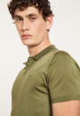 Polo manches courtes en Fil Lumière - Babar 8051 cactus - 83 Kaki