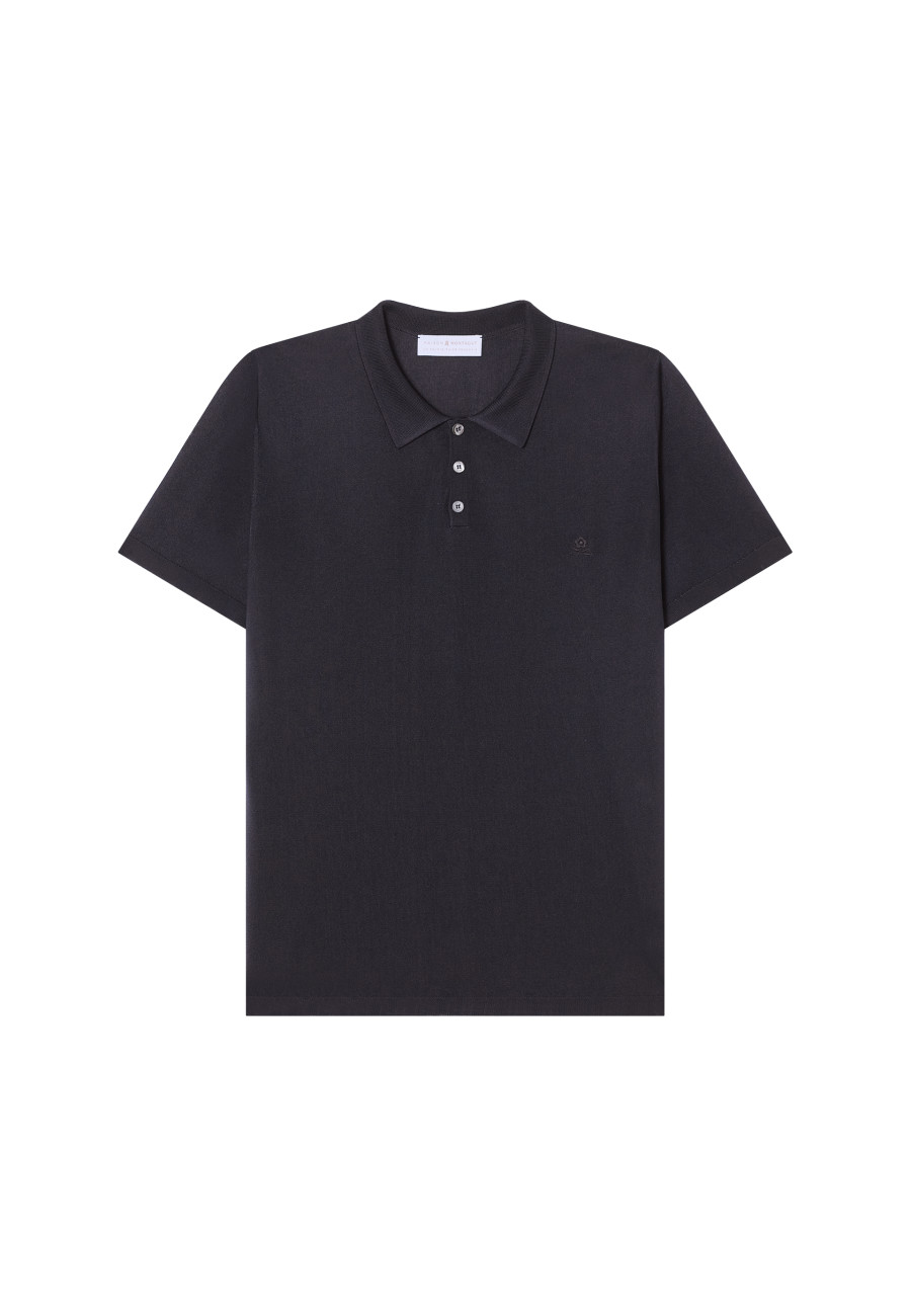 Short-sleeved polo shirt in Fil lumiere - Babar