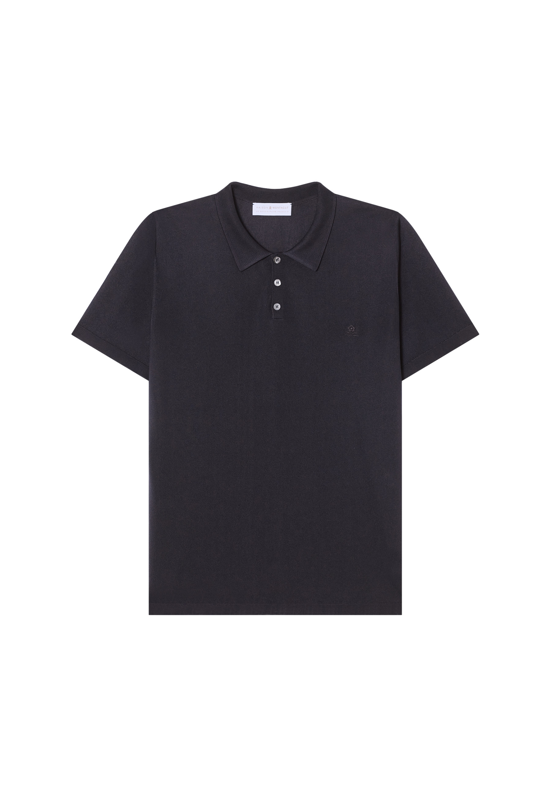 Polo manches courtes en Fil Lumière - Babar 8040 marine - 05 Bleu marine
