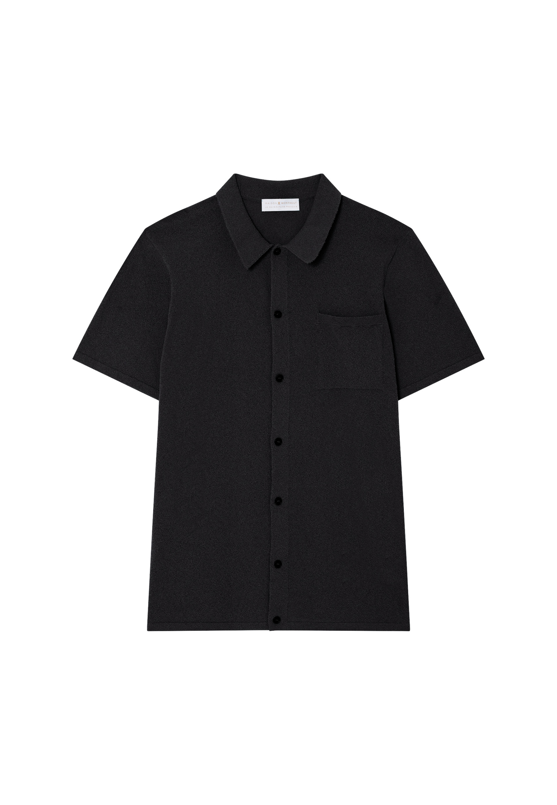 Chemise manches courtes en coton brossé - Dominique