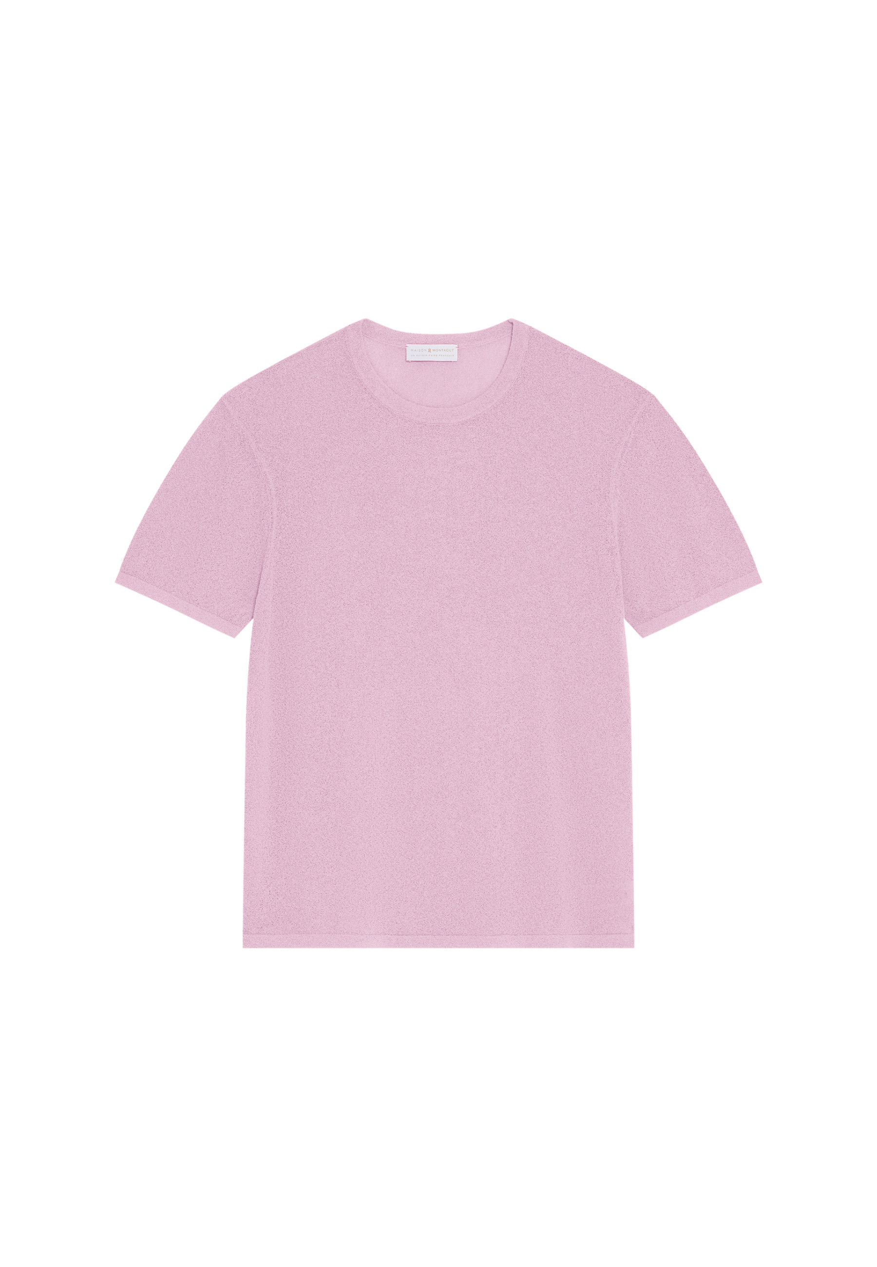 T-shirt col rond en coton brossé - Don 8091 lilas - 17 Violet