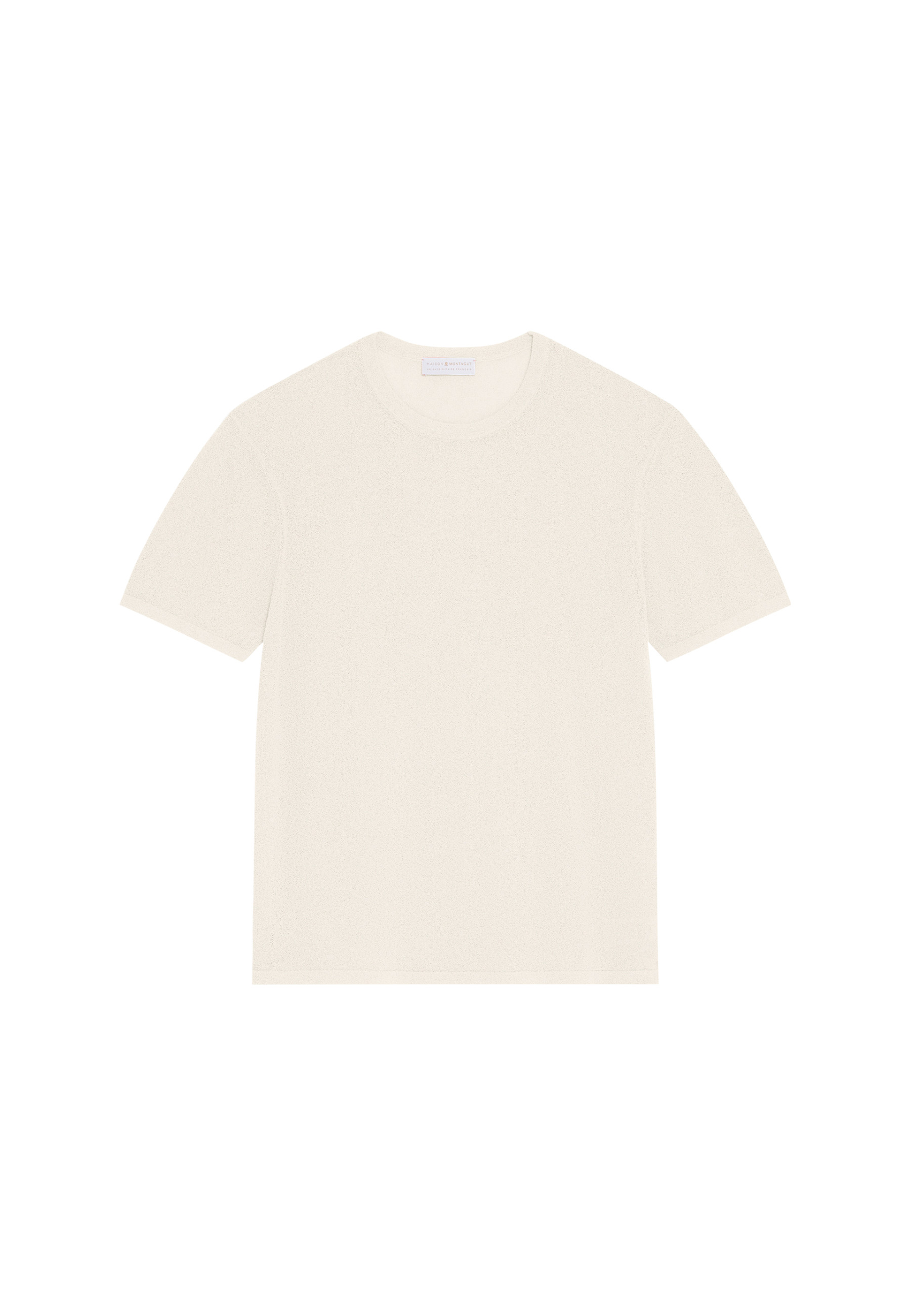 Brushed cotton round neck T-shirt - Don