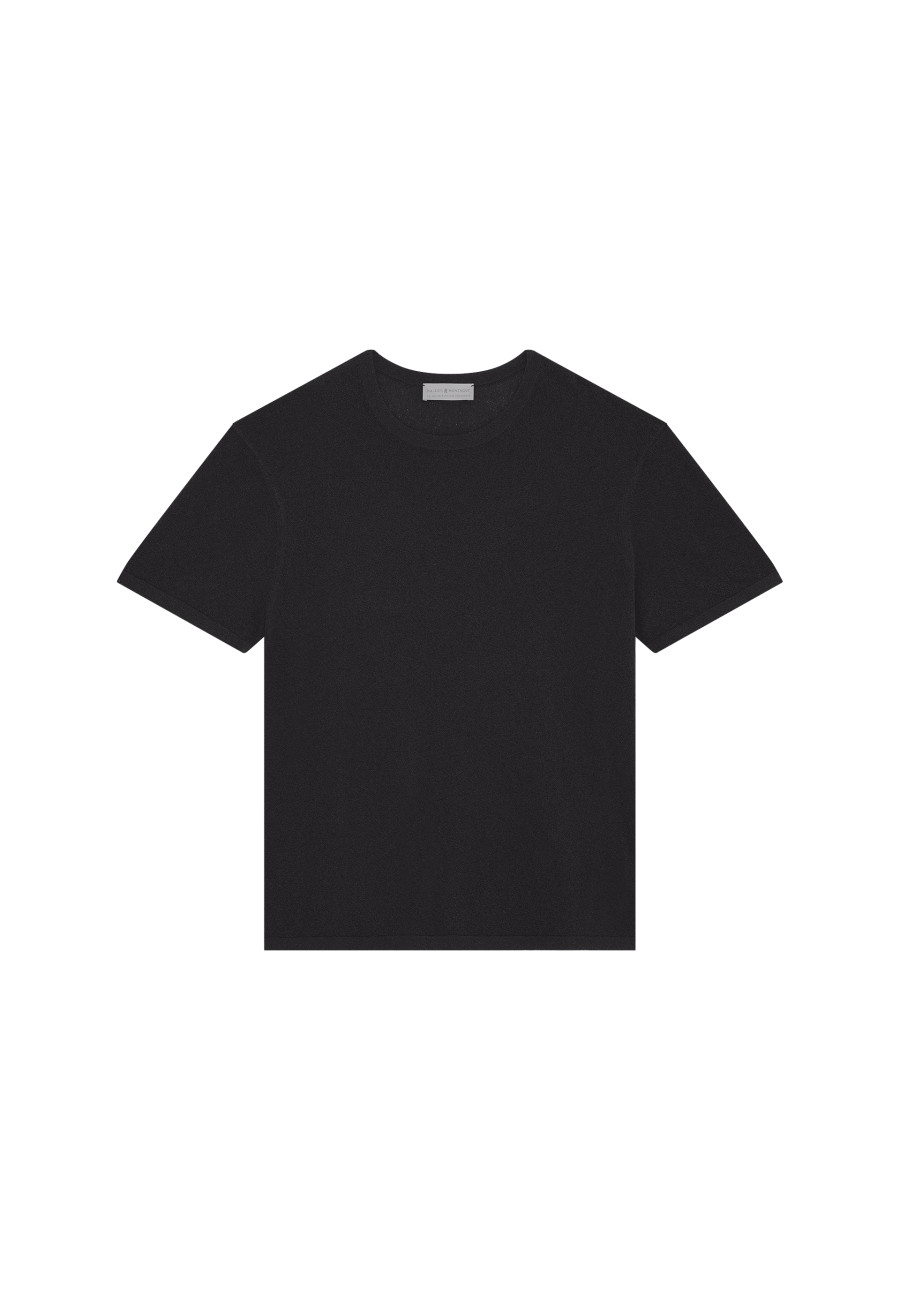 Brushed cotton round neck T-shirt - Don