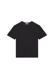 T-shirt col rond en coton brossé - Don 8091 lilas - 17 Violet