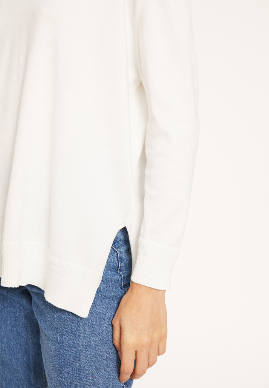 Cotton V-neck sweater - Meve