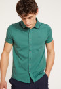 Short-sleeved cotton jersey shirt - Baccara
