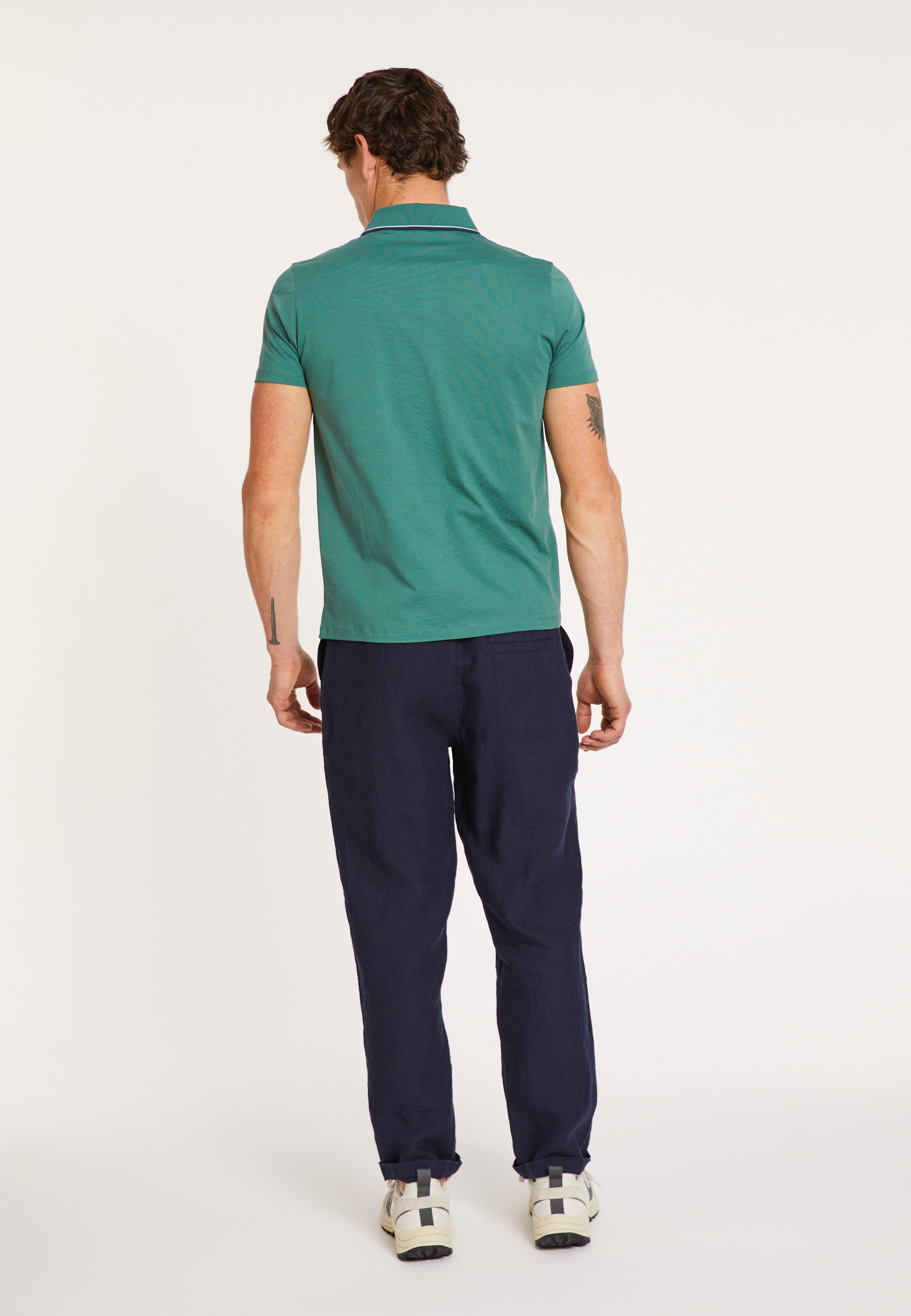 Short-sleeved cotton jersey shirt - Baccara