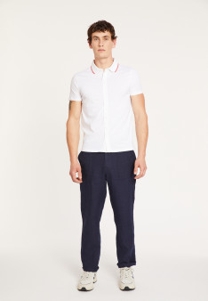 Short-sleeved cotton jersey shirt - Baccara