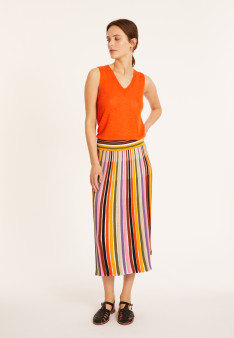 Slub linen tank top - Tahiti