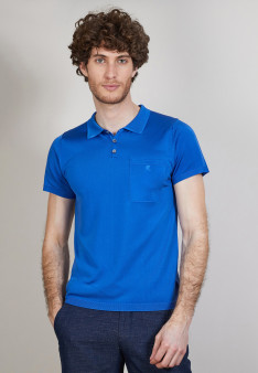 Polo en Fil Lumière poche avant - Blaze 6800 blanc - 02 Blanc