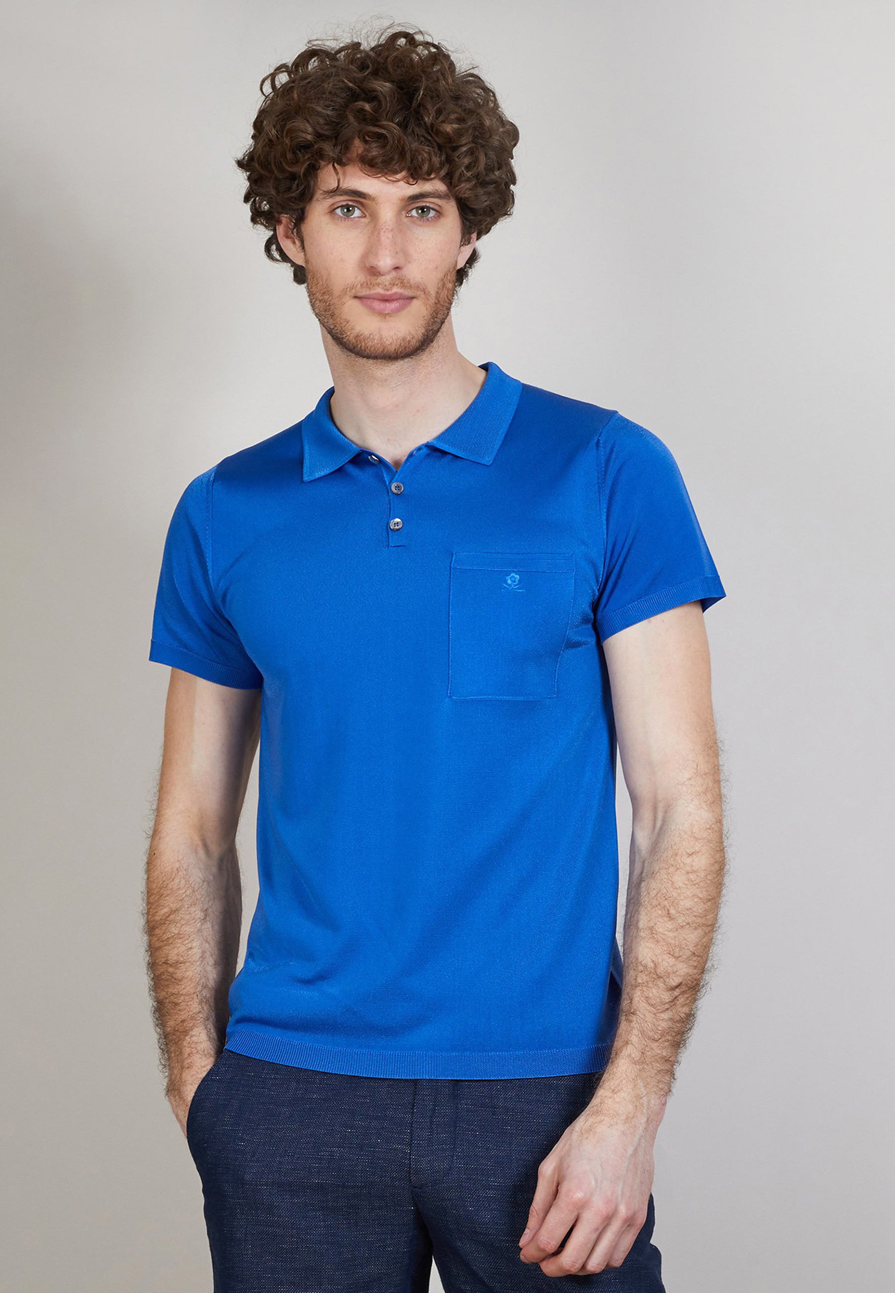 Polo en Fil Lumière poche avant - Blaze 6800 blanc - 02 Blanc