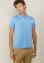 Polo en Fil Lumière à flèches - Billy 5333 nerifer - 49 Turquoise