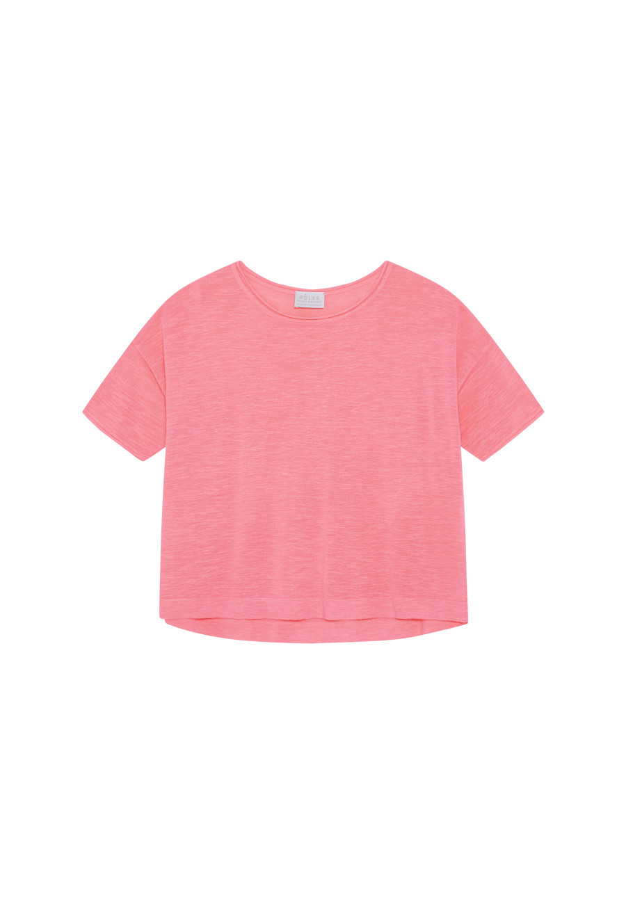 Flamed linen full sleeve elbow t-shirt - Taslim