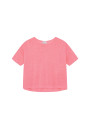 T-shirt ample manches coudes en lin flammé - Taslim