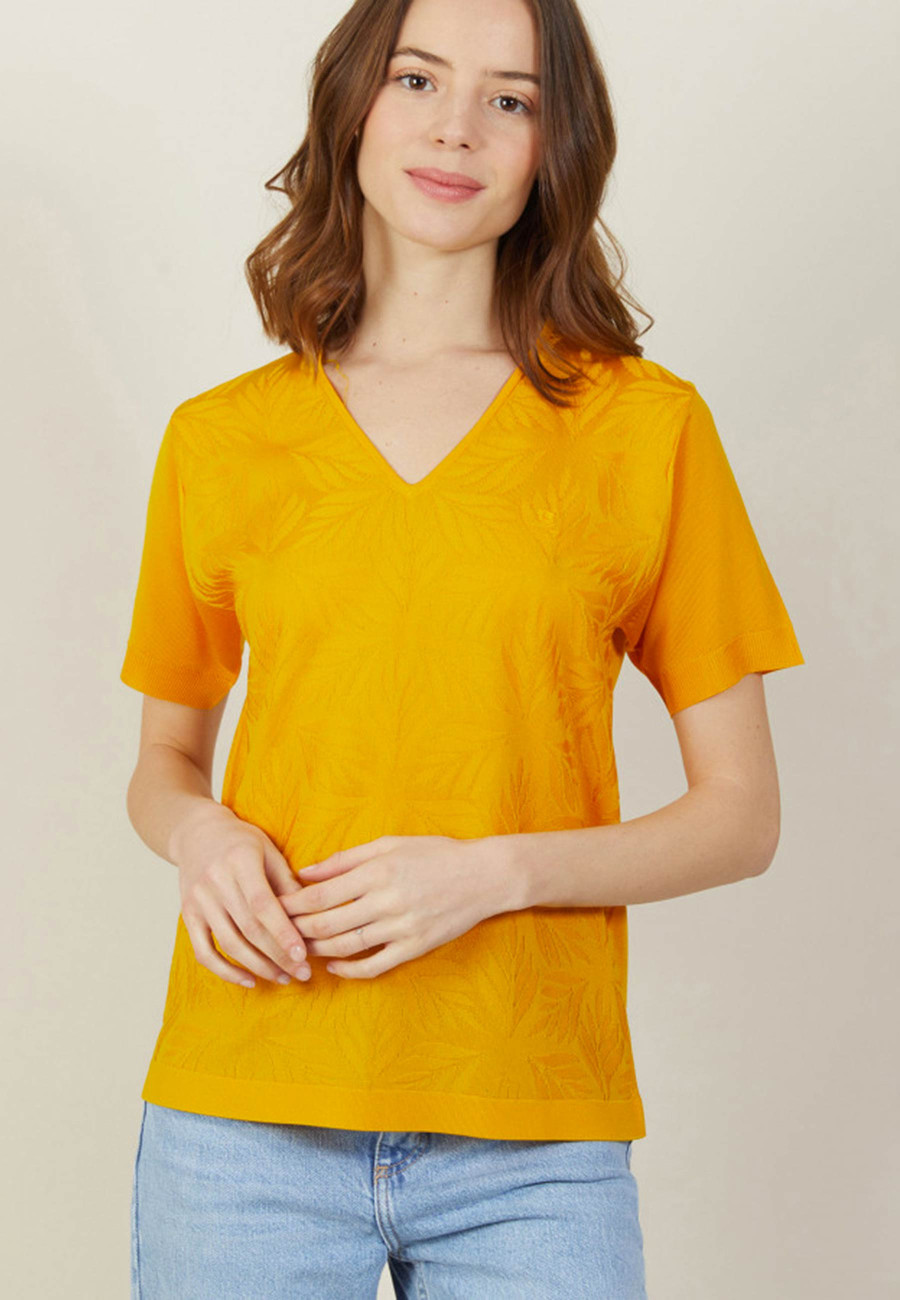 Fil Lumière V-neck T-shirt - Amy