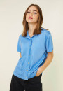 Chemisier manches courtes à motifs - Eloise 0996 lac - 04 Bleu clair