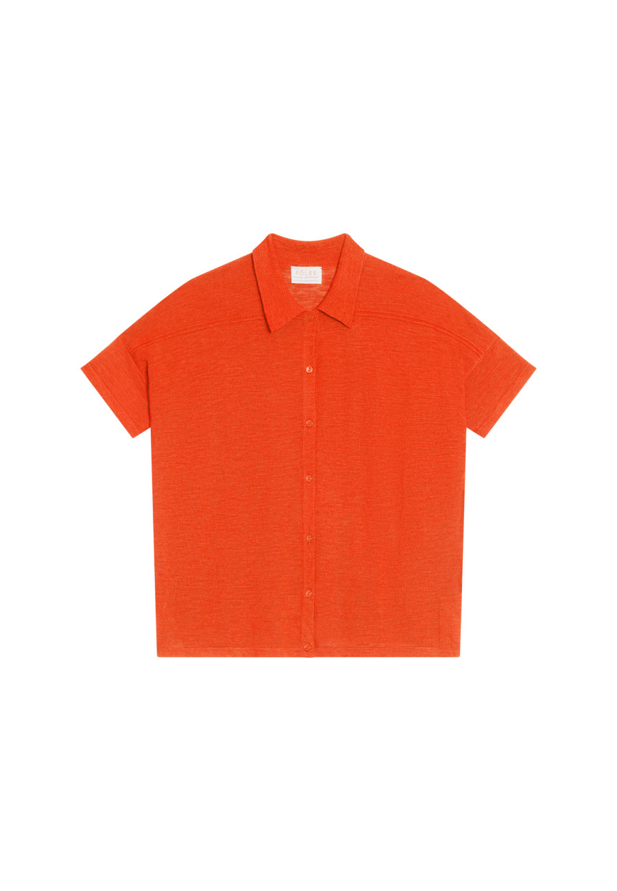 Flamed linen blouse - Pablito