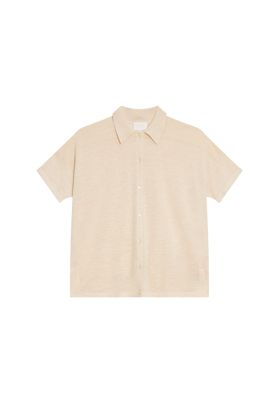 Flamed linen blouse - Pablito