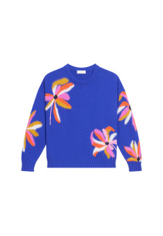 Fancy sweater in organic cotton - Mariane