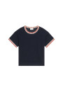 Linen T-shirt with round neck - Morwena