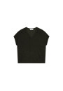 T-shirt ample col V en lin flammé - Marra