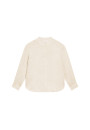 Linen blouse with tunisian collar - Vania