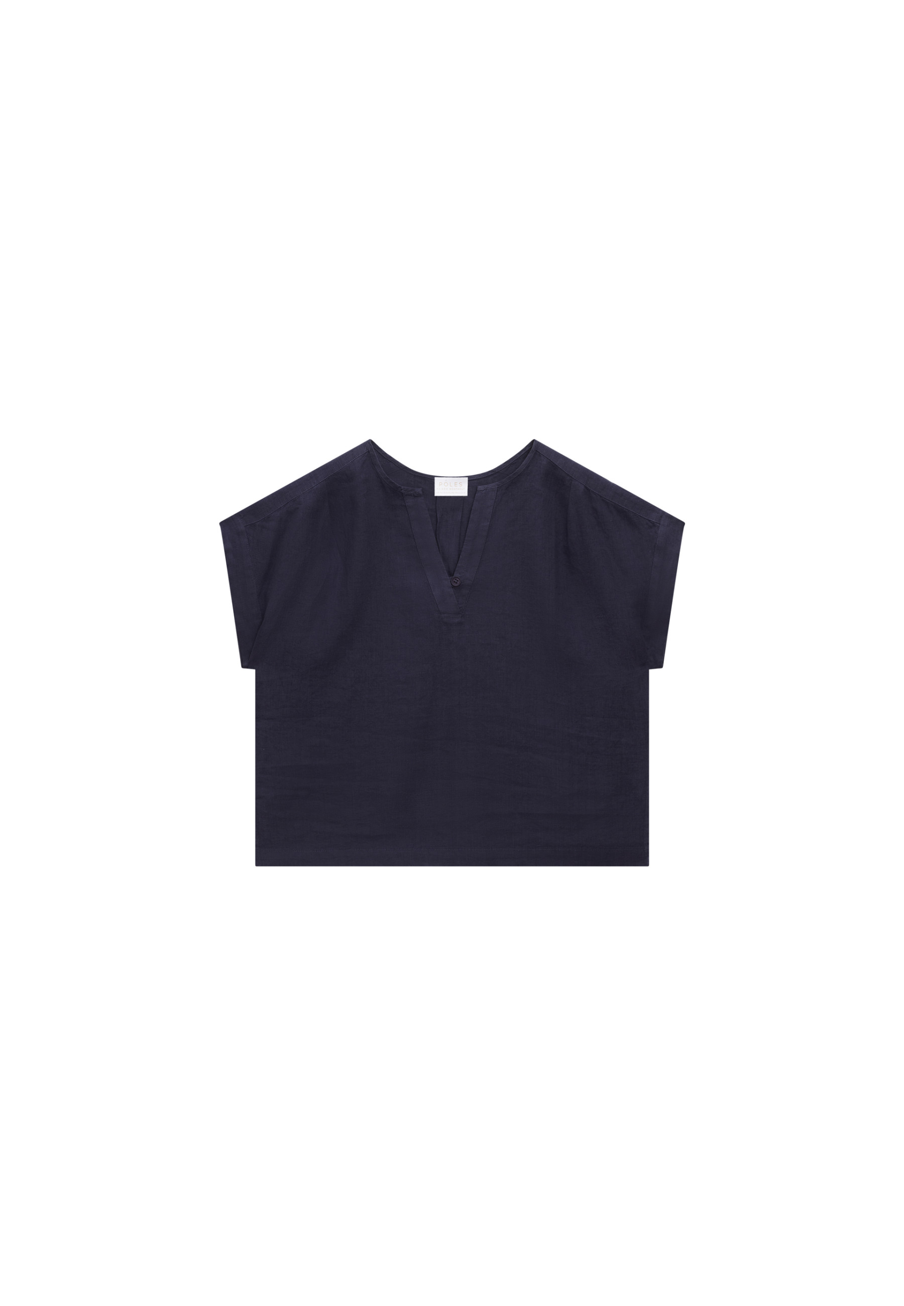 Short sleeve linen blouse - Virginie