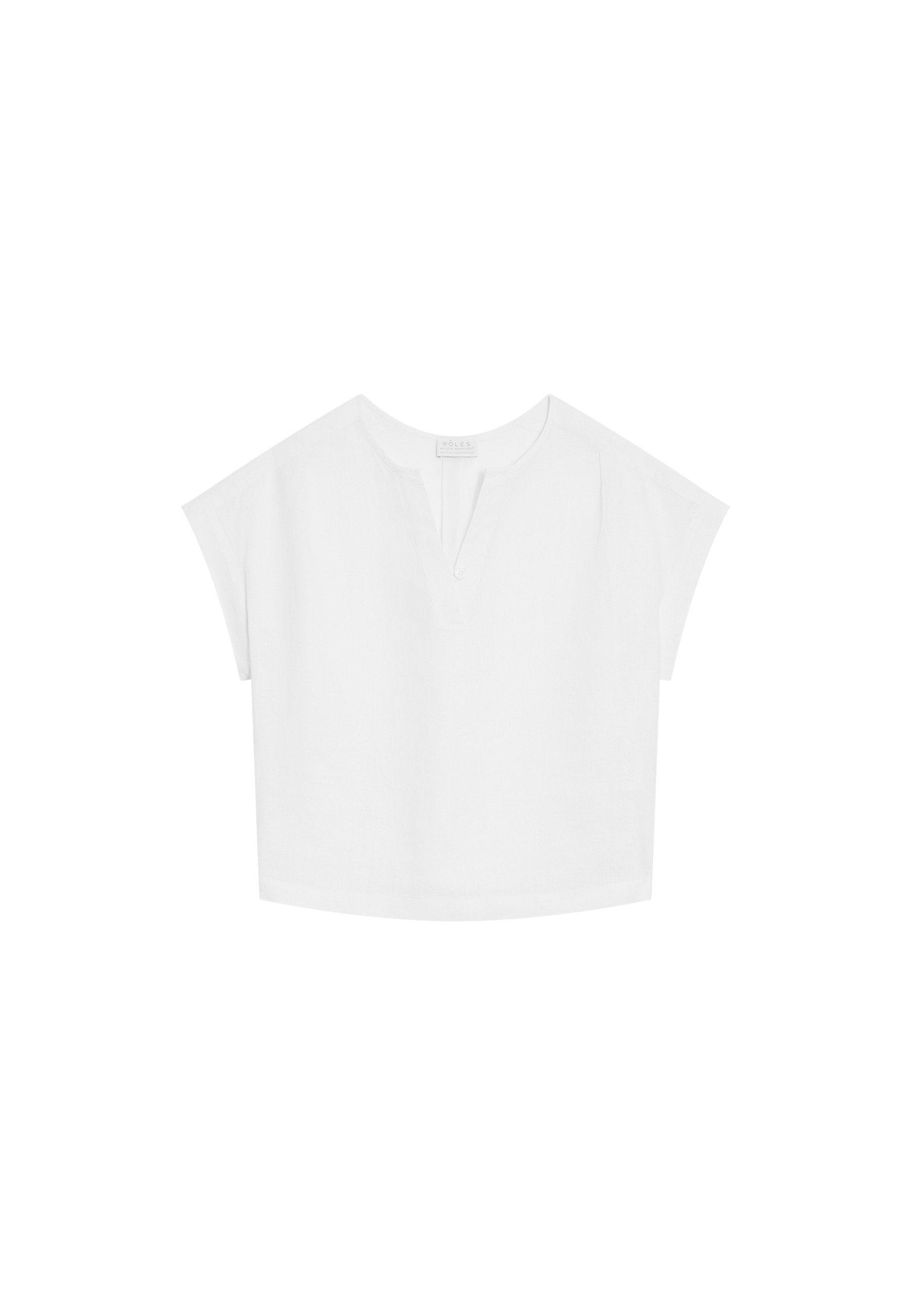 Blouse en lin manches courtes - Virginie