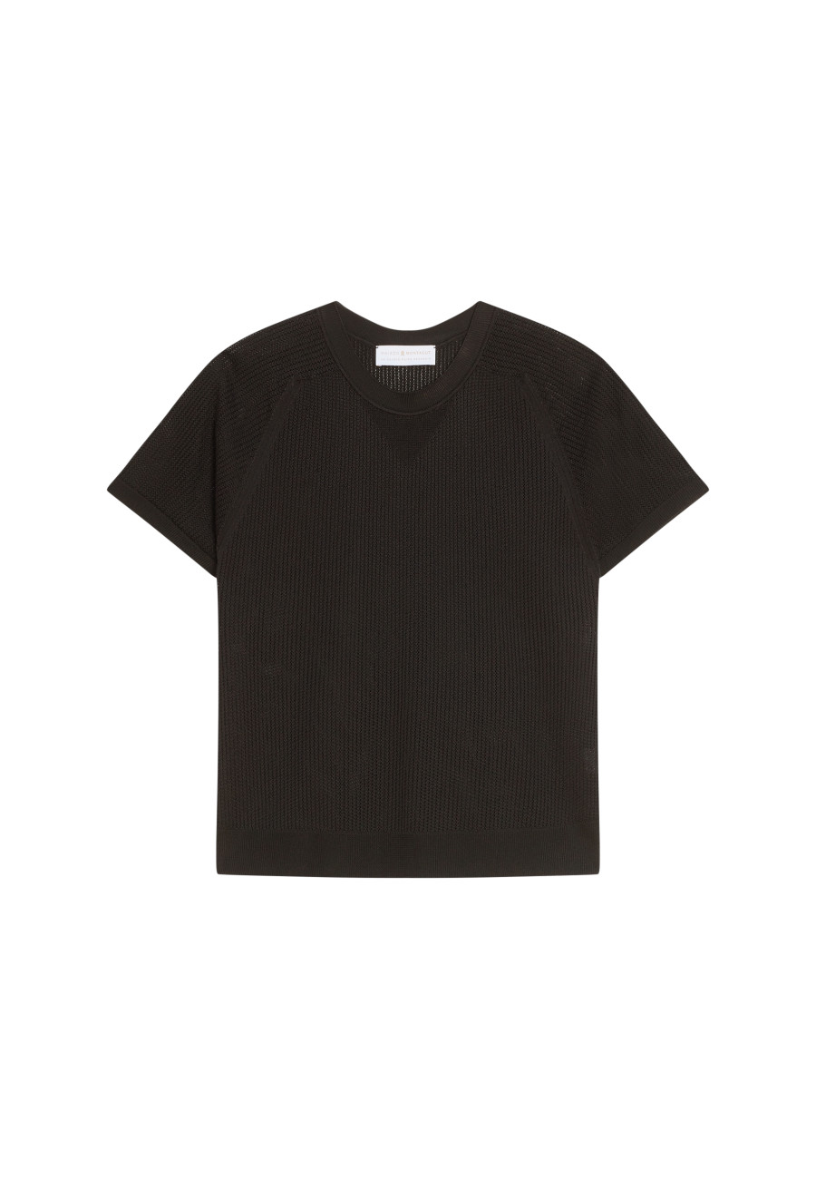 Ribbed Fil Lumiere T-shirt - Malory