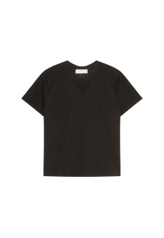 Ribbed Fil Lumiere T-shirt - Malory