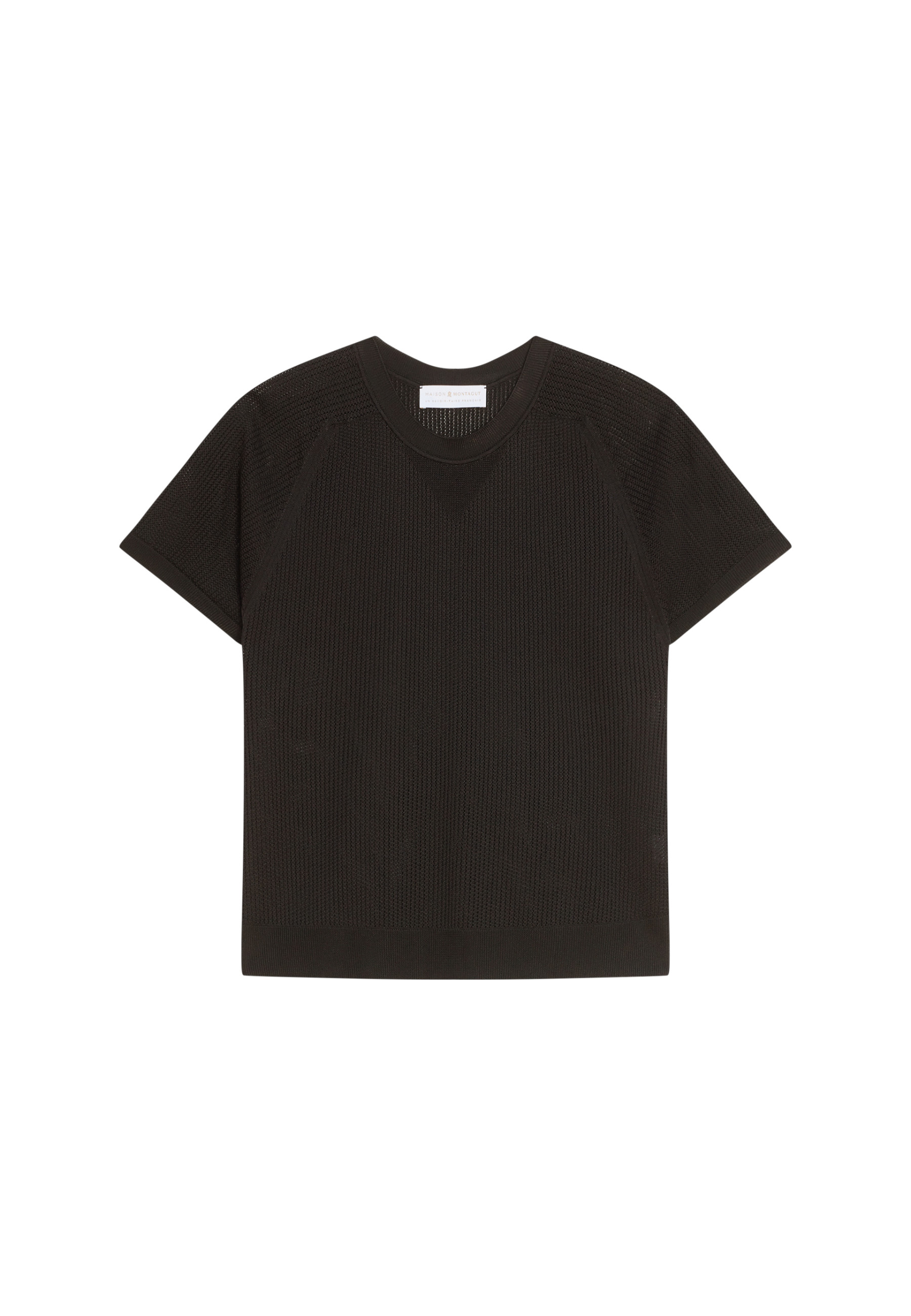 T-shirt à côtes en Fil Lumière - Malory