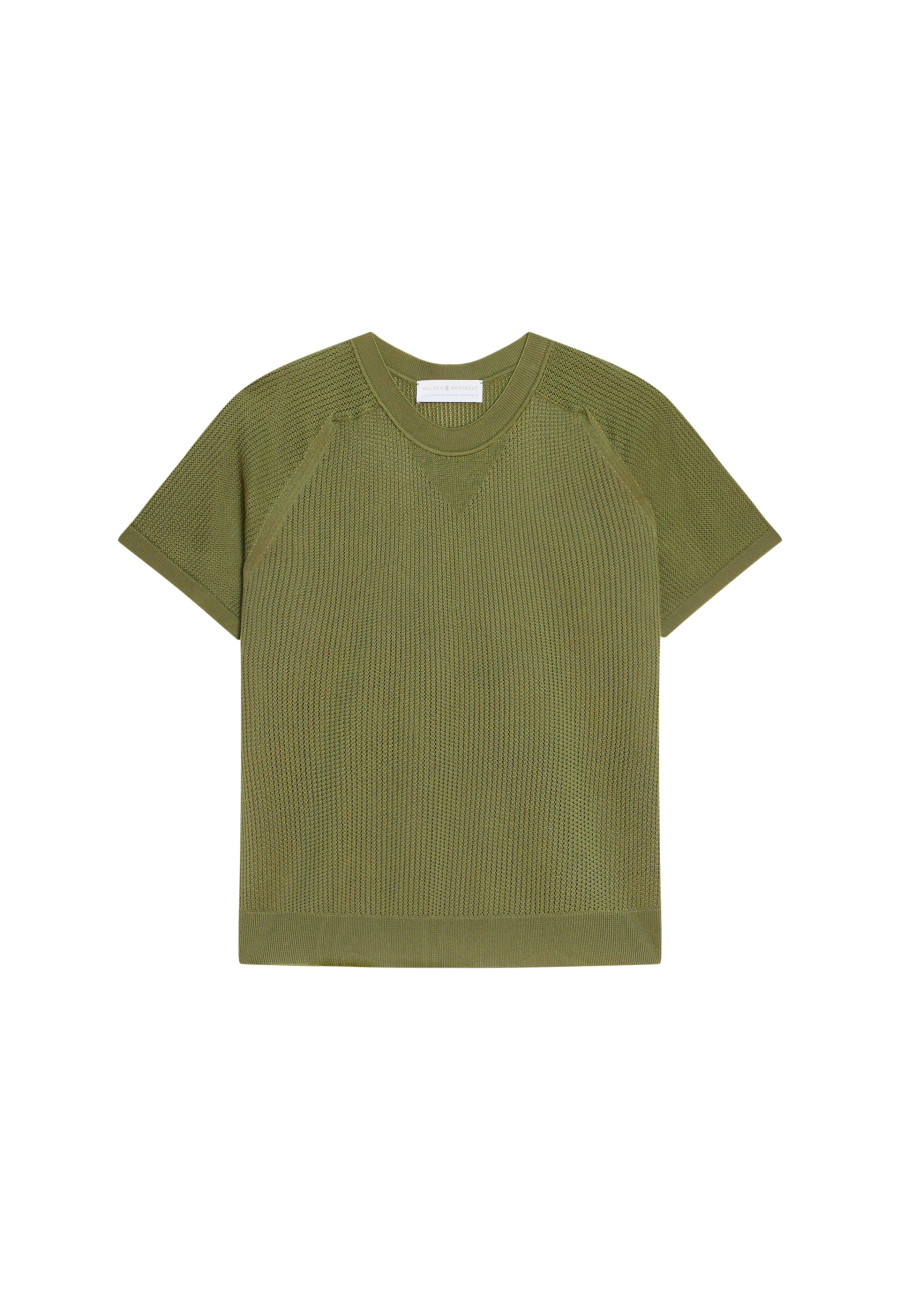 Ribbed Fil Lumiere T-shirt - Malory