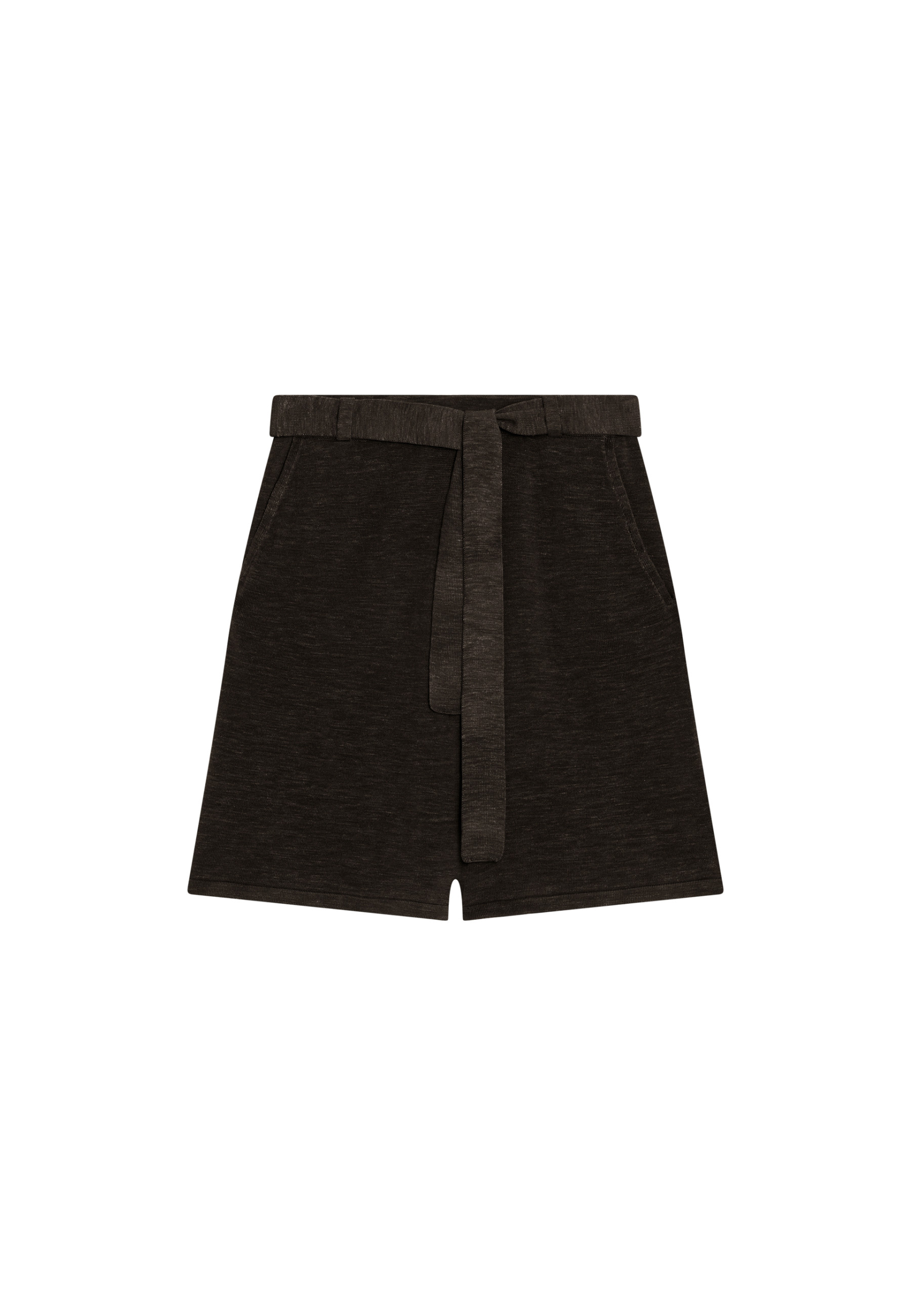 Short fluide en lin flammé - Maceo