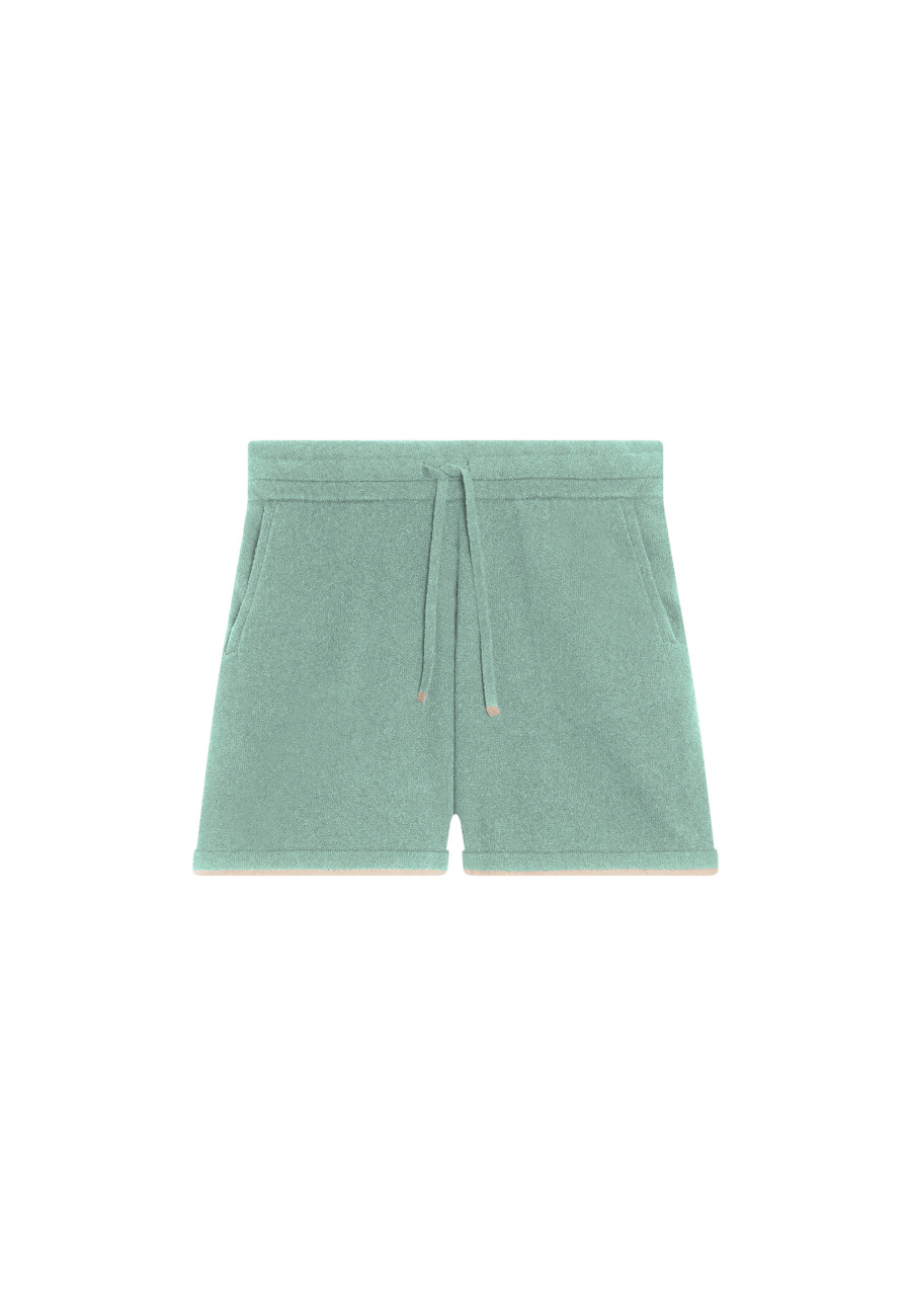 Brushed cotton pocket shorts - Maze