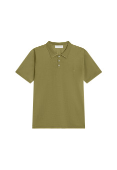 Short-sleeved polo shirt in Fil lumiere - Babar