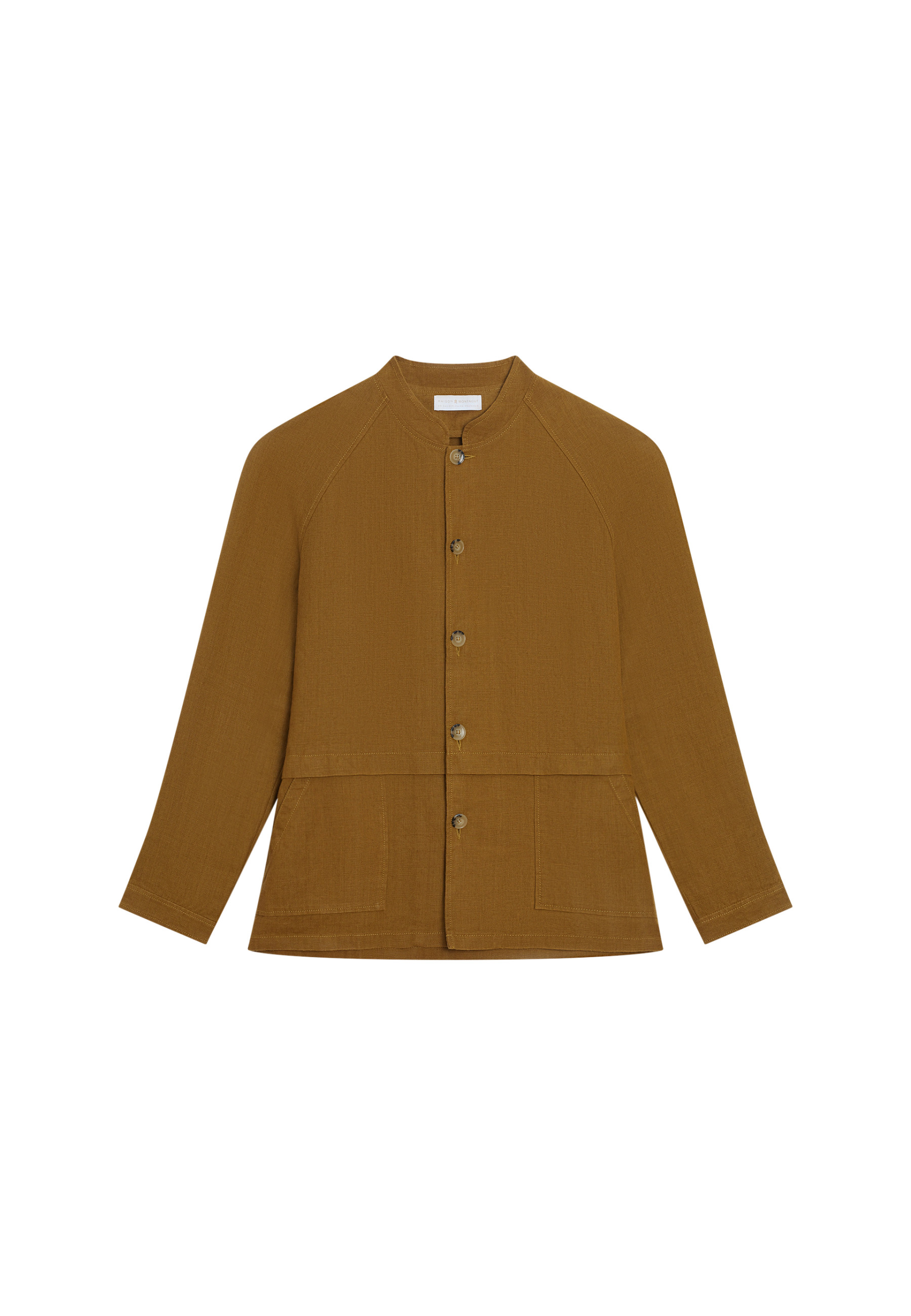 Veste boutonnée en lin avec poches - Dallas