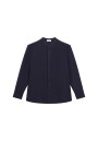 Linen shirt with tunisian collar - Dean