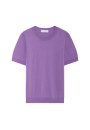 Round neck cotton T-shirt - Moon